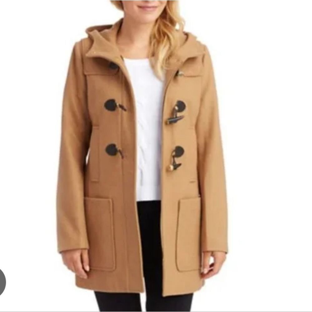 Apt 9 Xl Tan Camel Toggle Jacket Coat - image 2